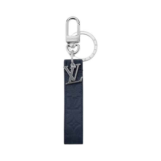 Louis Vuitton LV Shadow Dragonne Bag Charm & Key Holder Navy