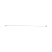 Fred White Cable Bracelet Medium Pink Gold