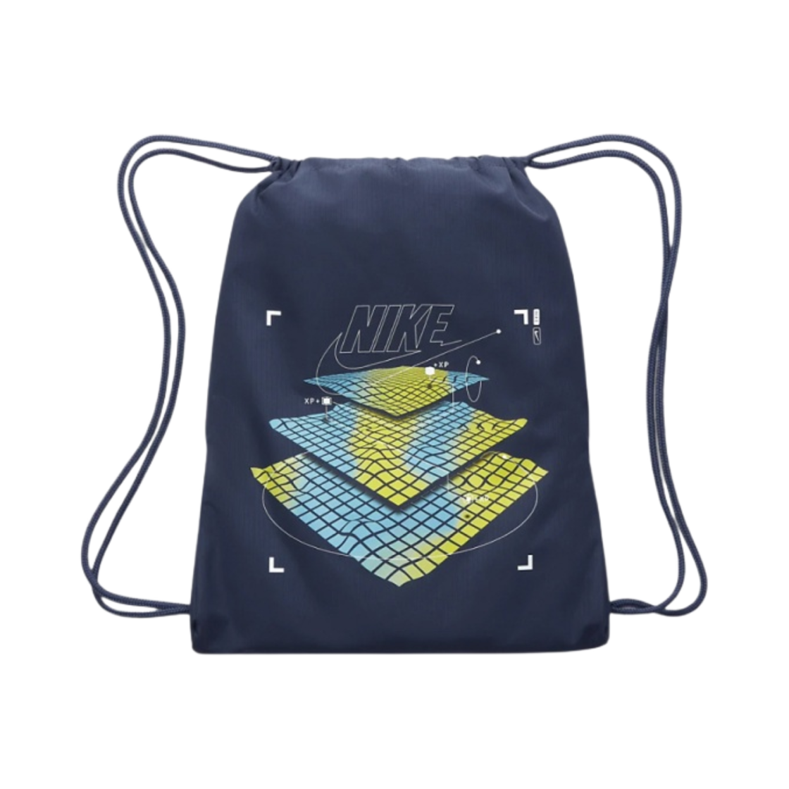 (키즈) 나이키 드로우스트링 백 12L 미드나잇 네이비((Kids) Nike Drawstring Bag 12L Midnight Navy) - 1