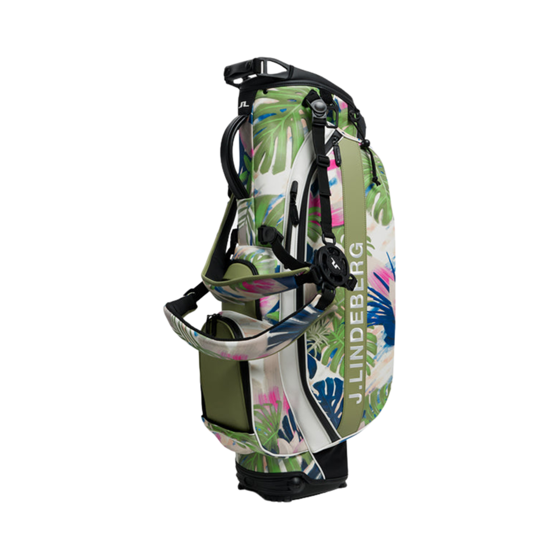 제이린드버그 플레이 스탠드백 칼립소 오일 그린(J.Lindeberg Play Stand Bag Calypso Oil Green)