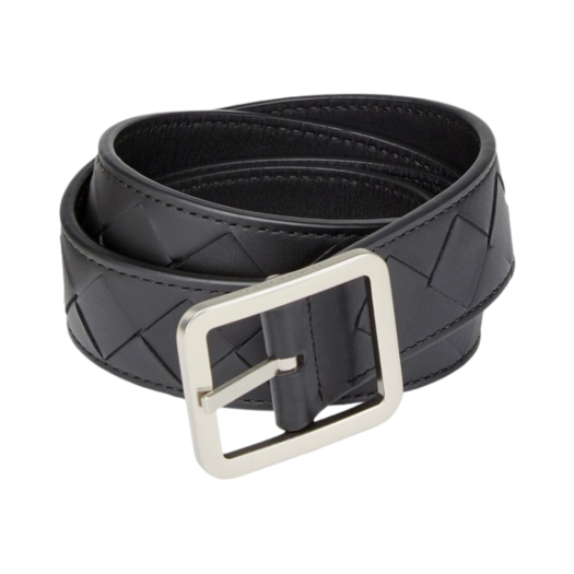 Bottega Veneta Reversible Belt Black