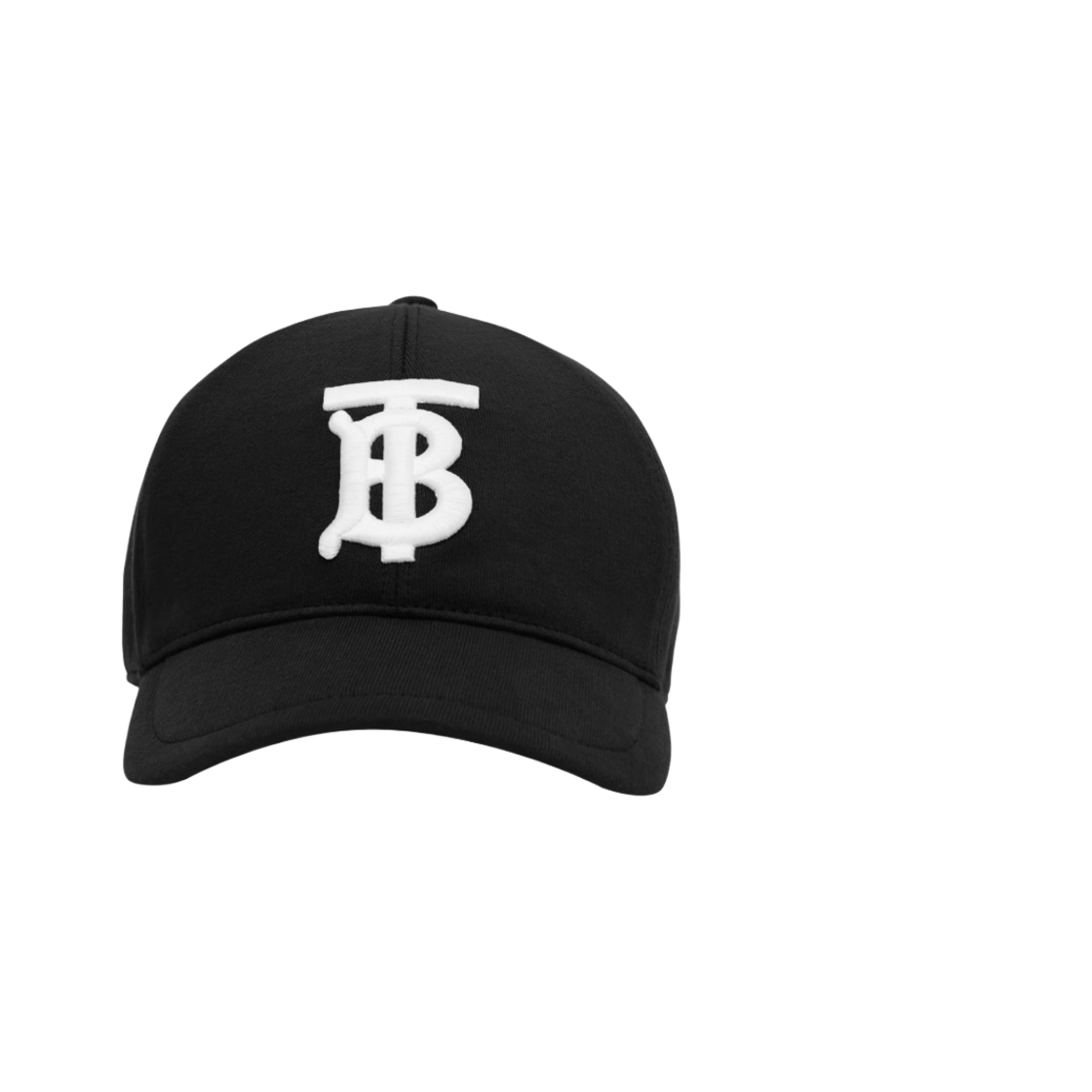 (W) 버버리 모노그램 모티프 코튼 저지 베이스볼 캡 블랙((W) Burberry Monogram Motif Cotten Jersesy Baseball Cap Black)
