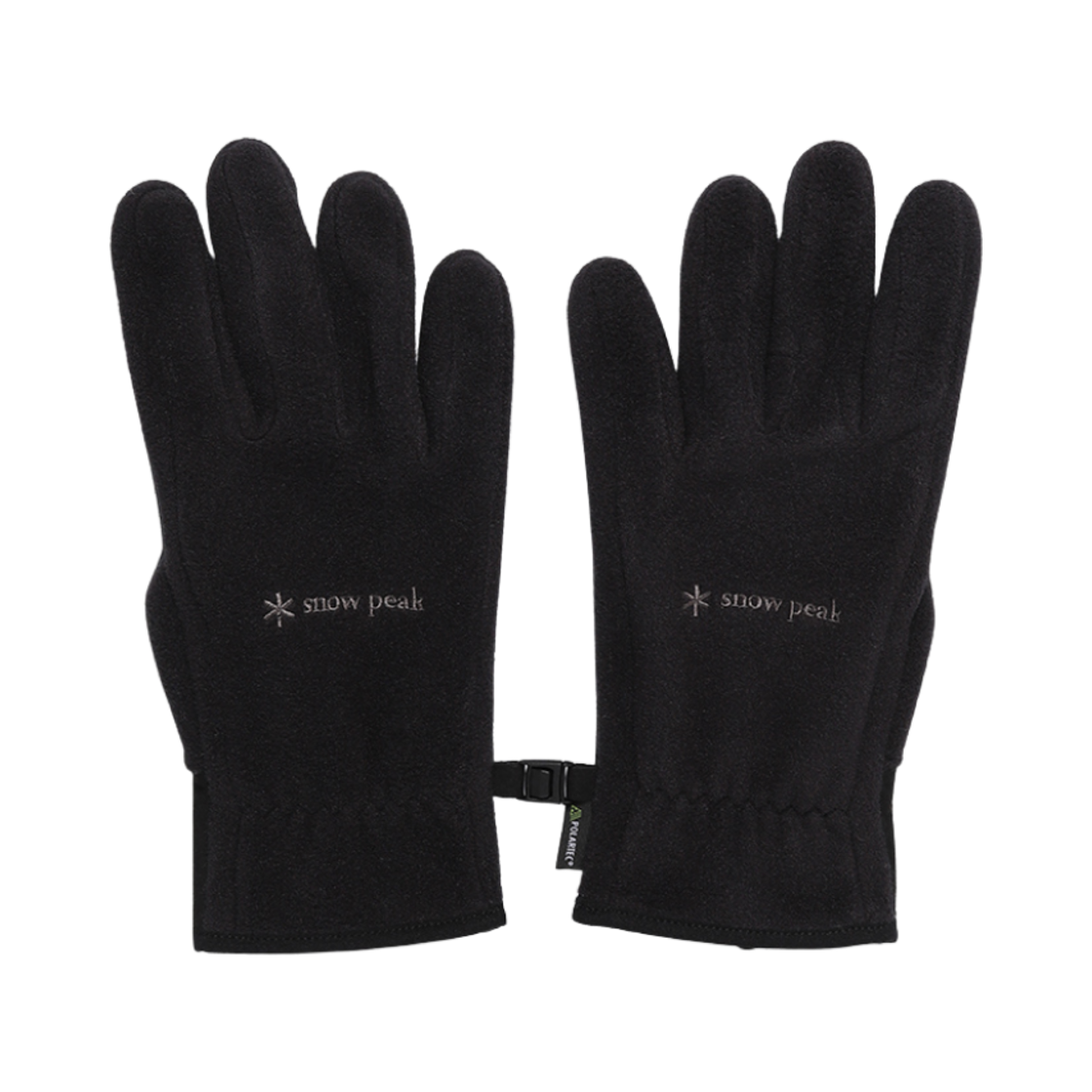S24WMTGL02BK Snow Peak Polartec Gloves Black