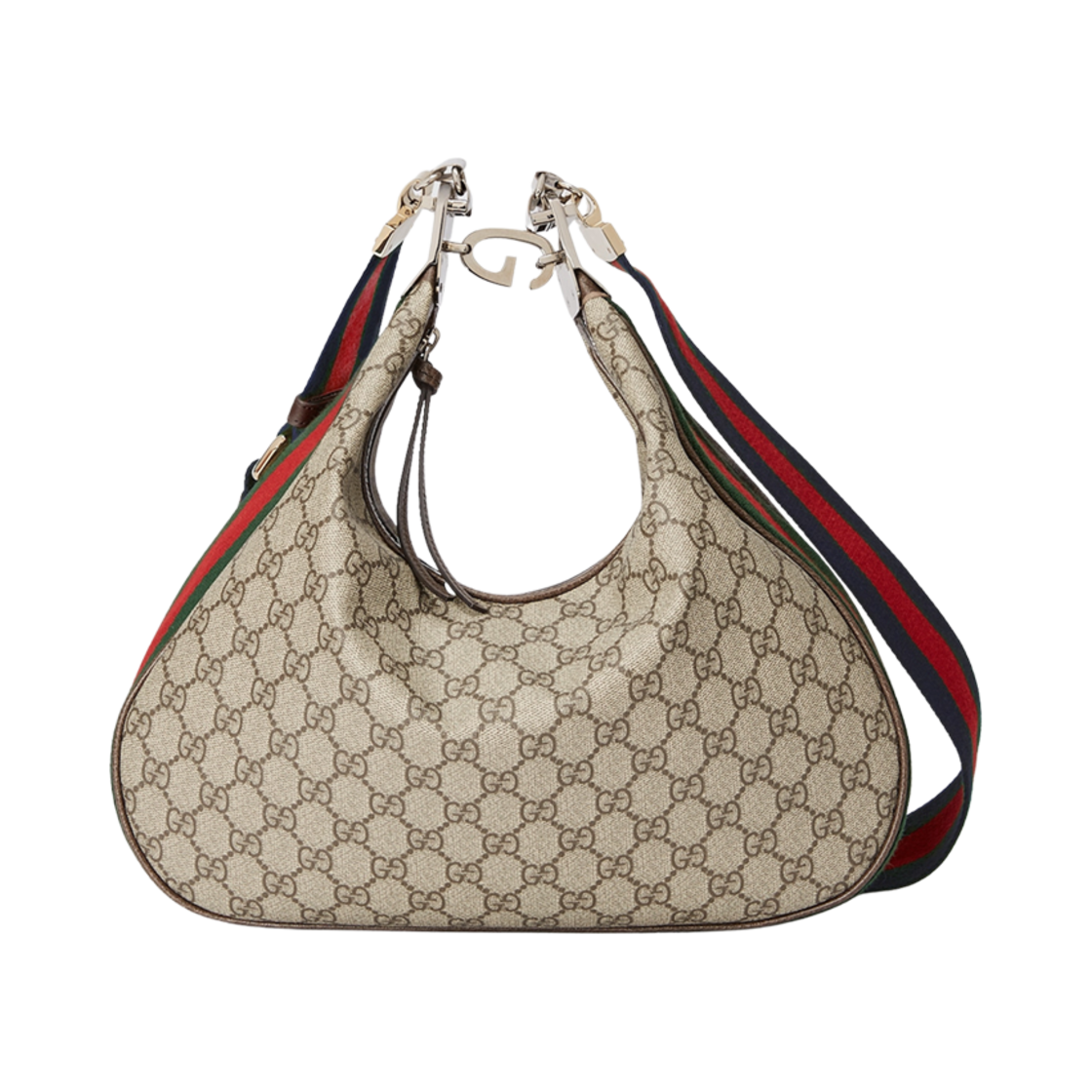 구찌 아타셰 미디움 숄더백 베이지 에보니 슈프림(Gucci Attache Medium Shoulder Bag Beige Ebony Supreme) - 1