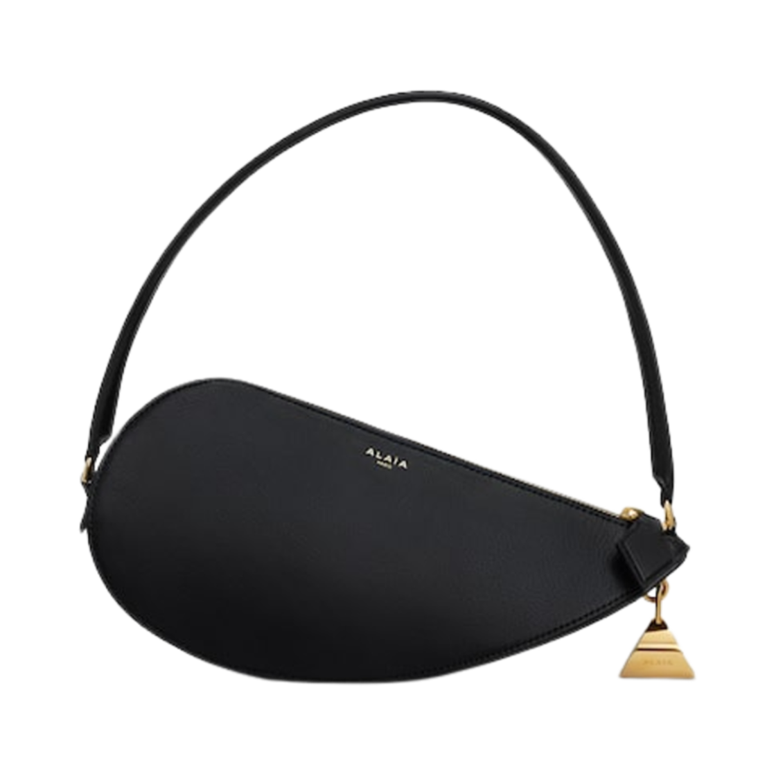 AA1S03436CA212-999 Alaia Le Demi Cœur Bag in Goatskin Black