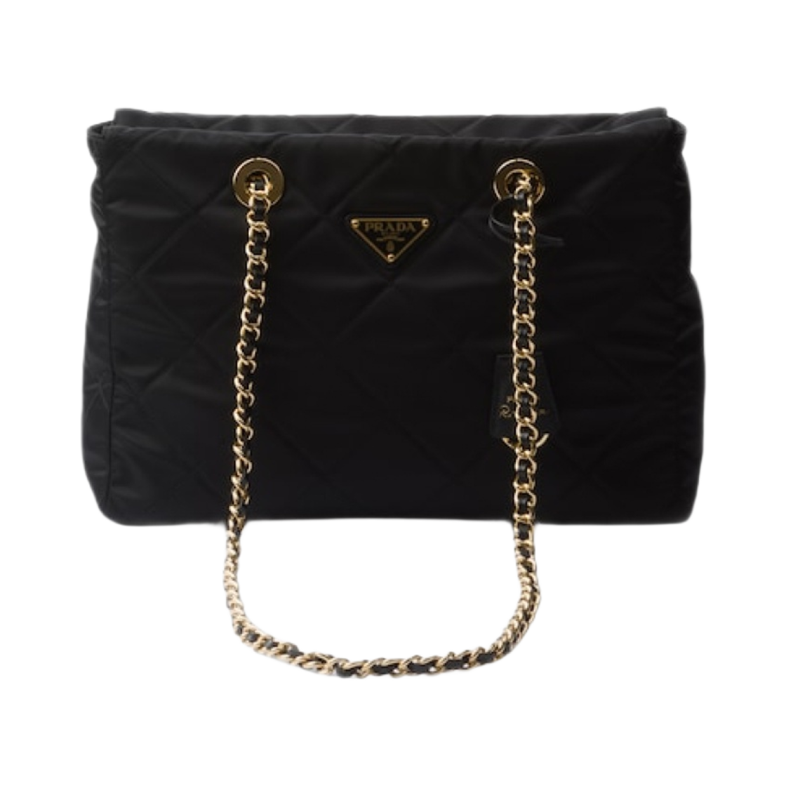 1BG529-2AOS-F0002 Prada Prada Re-Edition 1995 Chaine Medium Re-Nylon Tote Bag Black