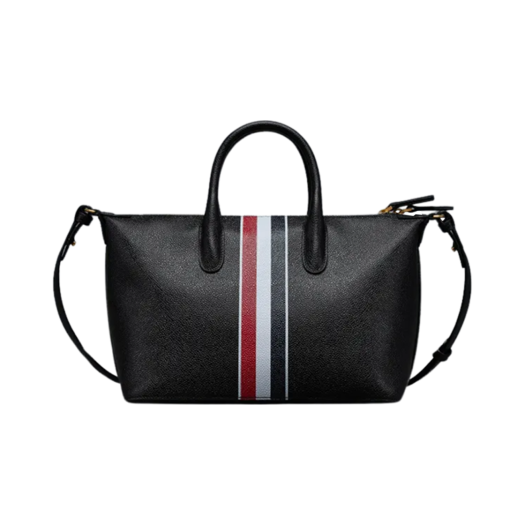 UAG218A-00198-001 Thom Browne Pebble Grain Small Duffle Bag Black