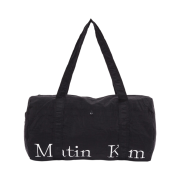 Matin Kim Logo Sporty Duffel Bag Black