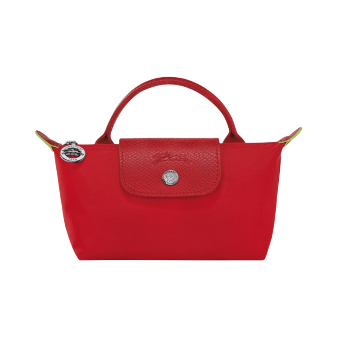 롱샴 르 플리아쥬 그린 핸들 파우치 토마토(Longchamp Le Pliage Green Handle Pouch Tomato)