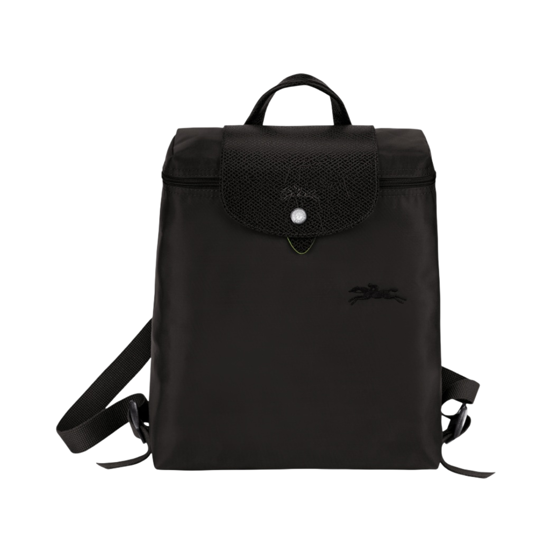 롱샴 르 플리아쥬 그린 M 백팩 블랙(Longchamp Le Pliage Green M Backpack Black)