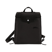 Longchamp Le Pliage Green M Backpack Black