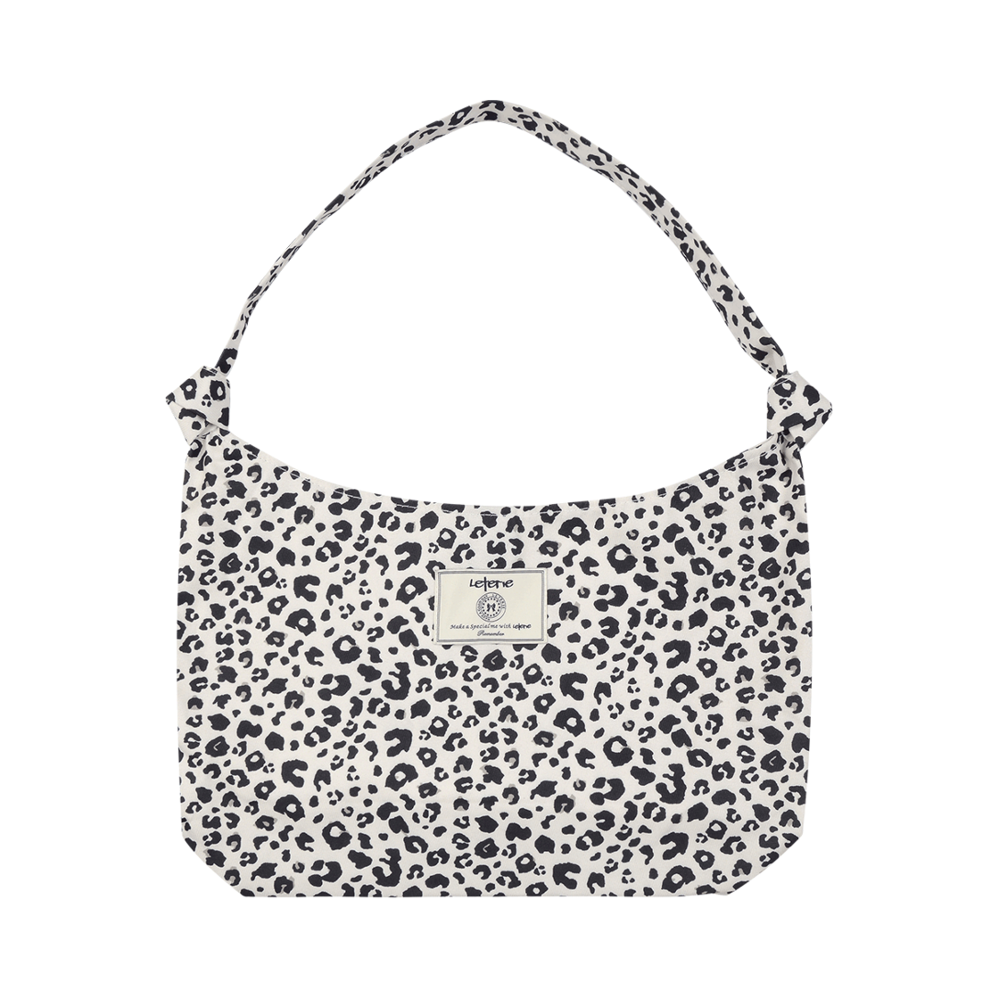lr25ss06 Leterie Leopard Shoulder Bag_Ivory