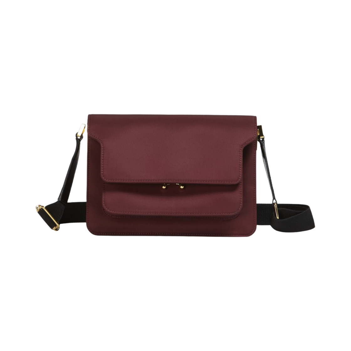 마르니 나일론 라이트 미디움 트렁크백 차이나 레드(Marni Nylon Light Medium Trunk Bag China Red) - 1
