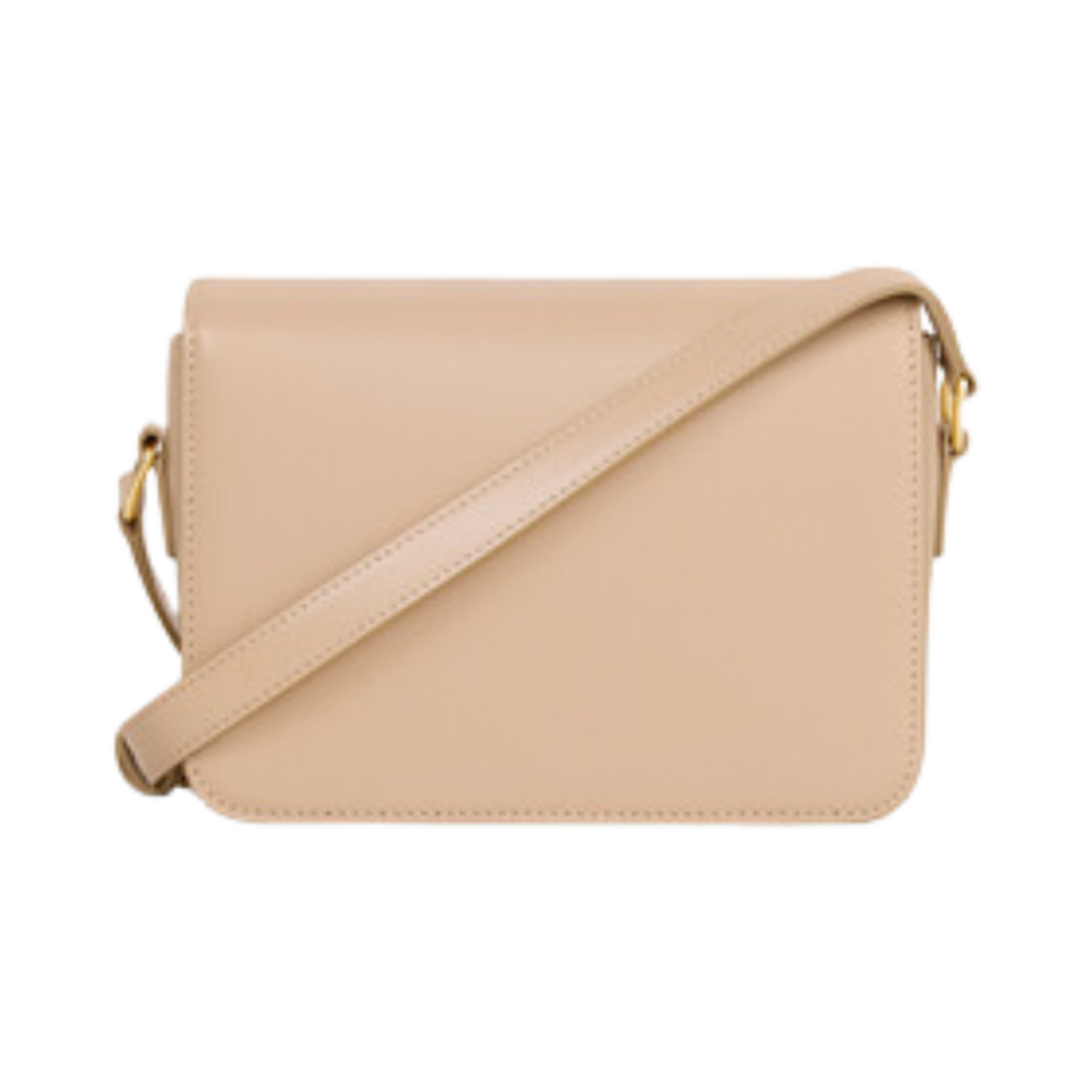 셀린느 샤이니 카프스킨 틴 트리옹프 백 오트 베이지(Celine Teen Triomphe Bag in Shiny Calfskin Oat Beige) - 2