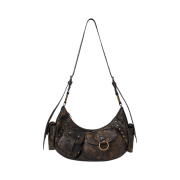 Vacant Archive Sonia Cargo Leather Bag Brown