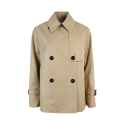 (W) Weekend Max Mara Biglia Trench Coat Beige