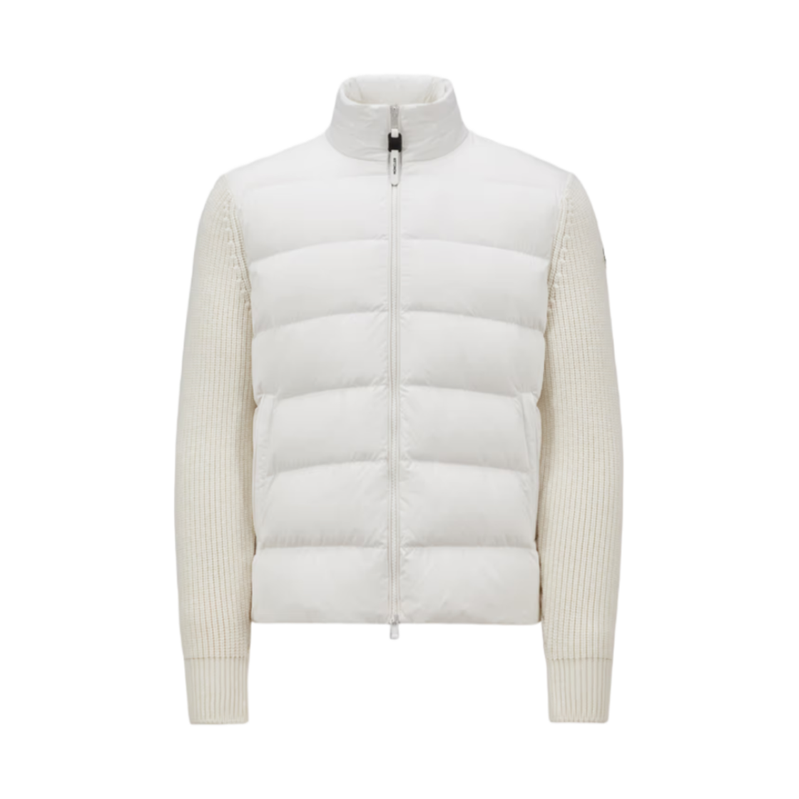 몽클레르 패딩 울 집업 후드 화이트 - 24FW(Moncler Padded Wool Zip-Up Hoodie White - 24FW) - 1