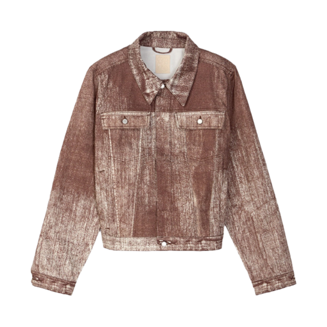 AU00021-003 CAMPER LAB Paint Denim Jacket Terracotta