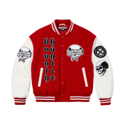 Supreme x Bounty Hunter Varsity Jacket Red - 23FW