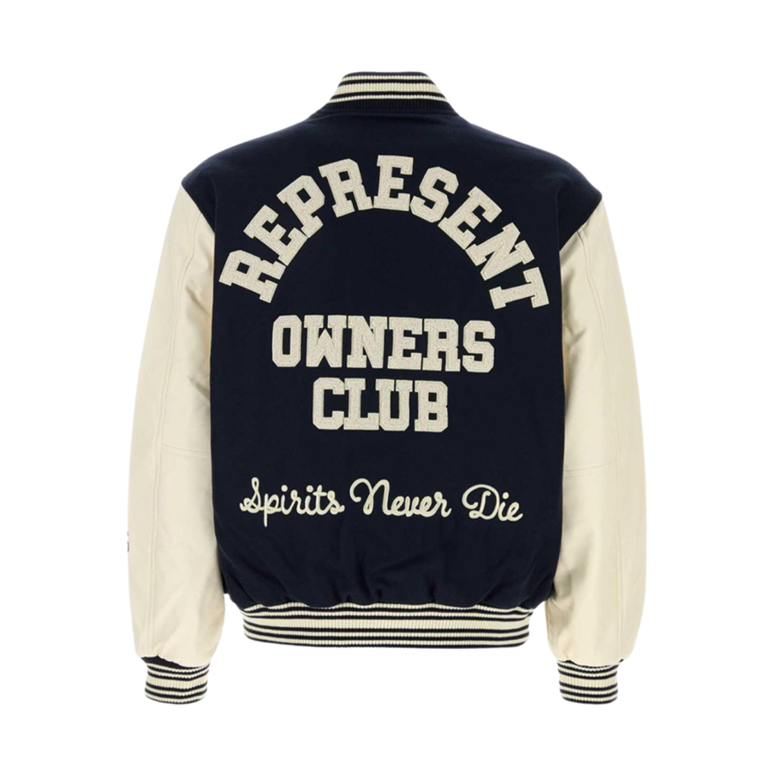 리프레젠트 오너스 클럽 바시티 자켓 미드나잇 네이비(Represent Owners Club Varsity Jacket Midnight Navy)