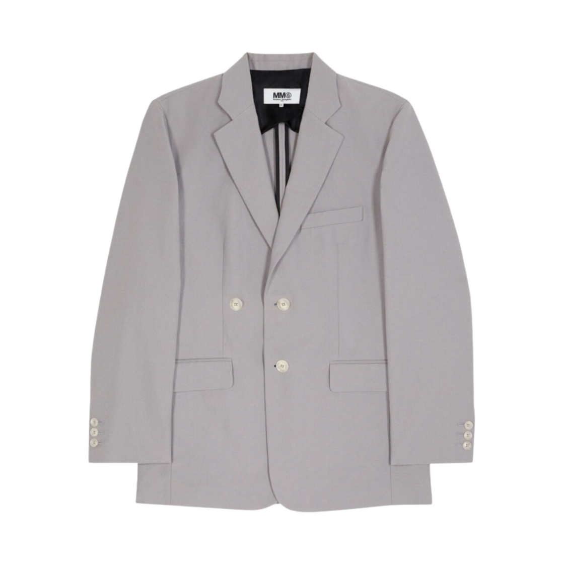 S52BN0113S76430858 (W) MM6 Maison Margiela Single Breasted Jacket Gray