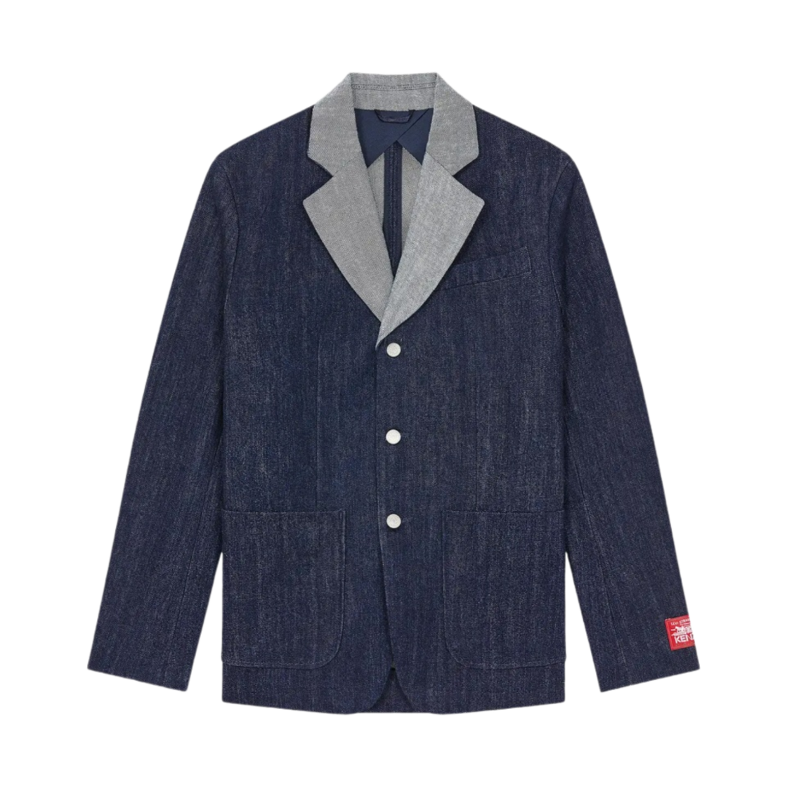 FD65DV103LE1 Kenzo x Levi's Denim Blazer Rinse Blue Denim