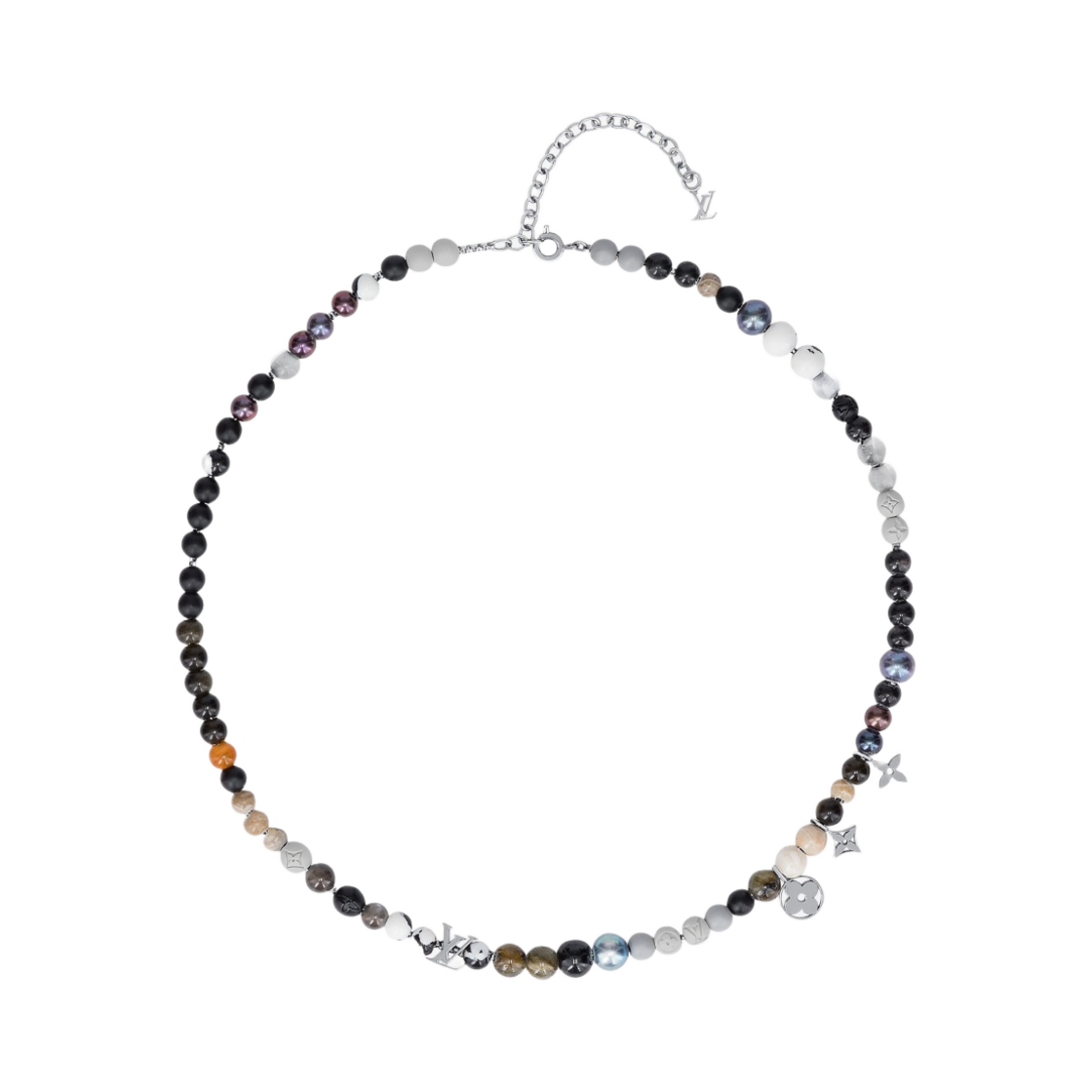 루이비통 LV 비즈 네클리스 블랙(Louis Vuitton LV Beads Necklace Black) - 1
