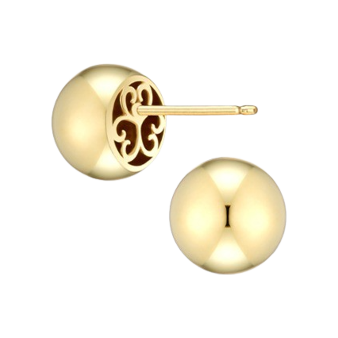미꼬 우먼 메리골드 8mm 이어링 옐로우 골드(Miko Women Merrygold 8mm Earring Yellow Gold)