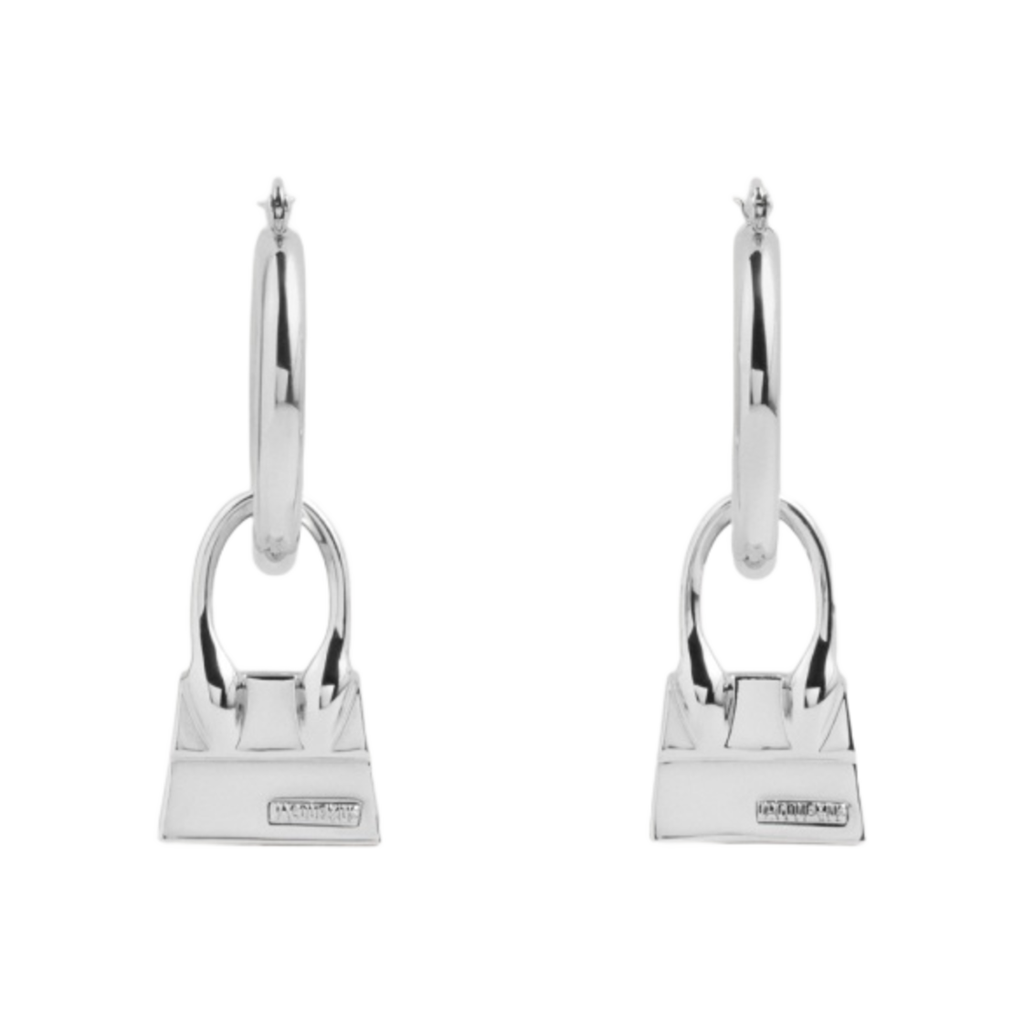자크뮈스 레 크레올 치키토 치키토 참 이어링 실버(Jacquemus Les Creoles Chiquito Chiquito Charm Earrings Silver) - 1