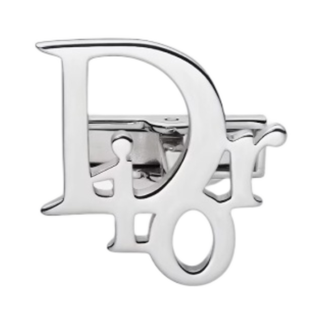 C0206HOMST-D990 Dior Oblique Cufflinks Silver