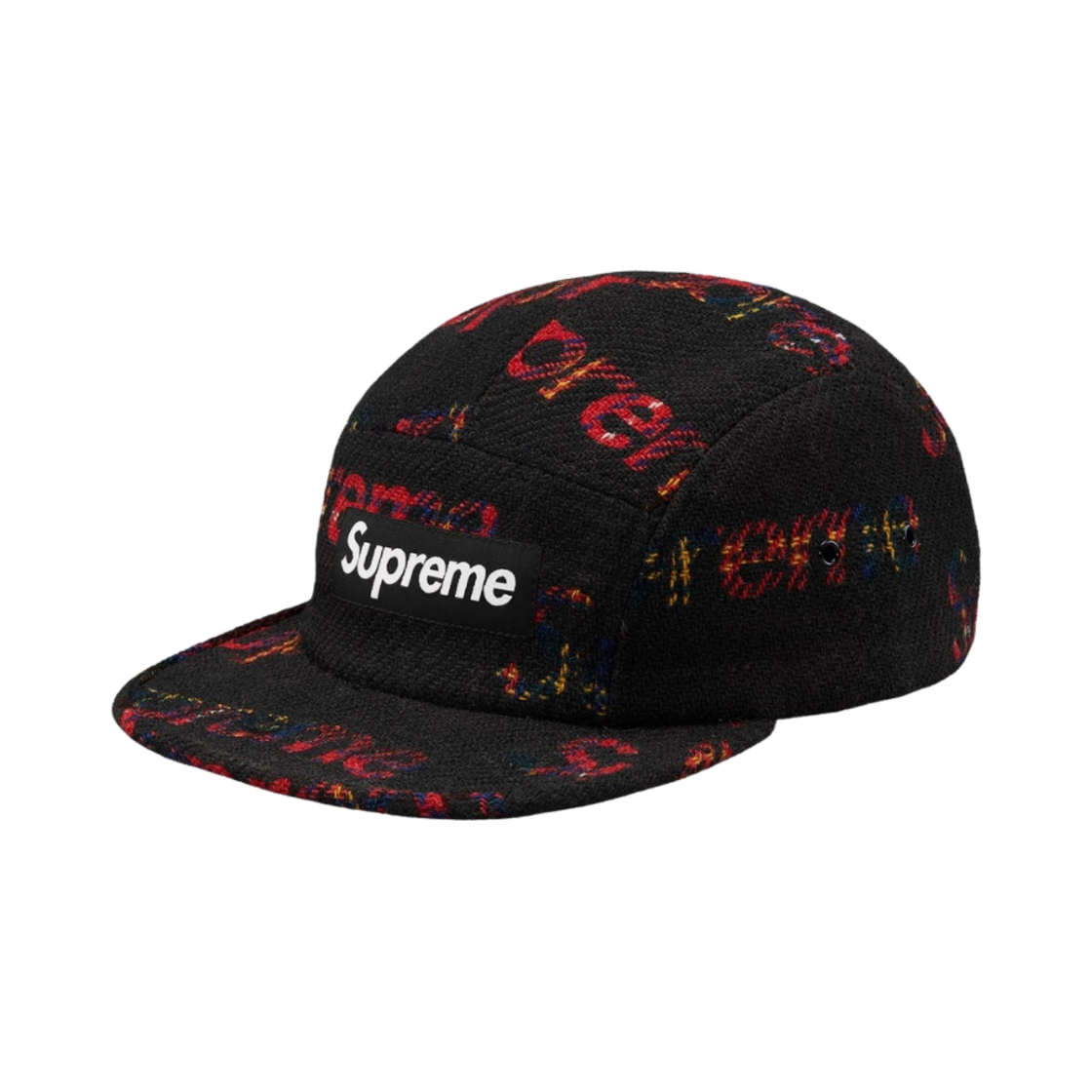 슈프림 해리스 트위드 캠프캡 레드 플래드 - 18FW(Supreme Harris Tweed Camp Cap Red Plaid - 18FW)