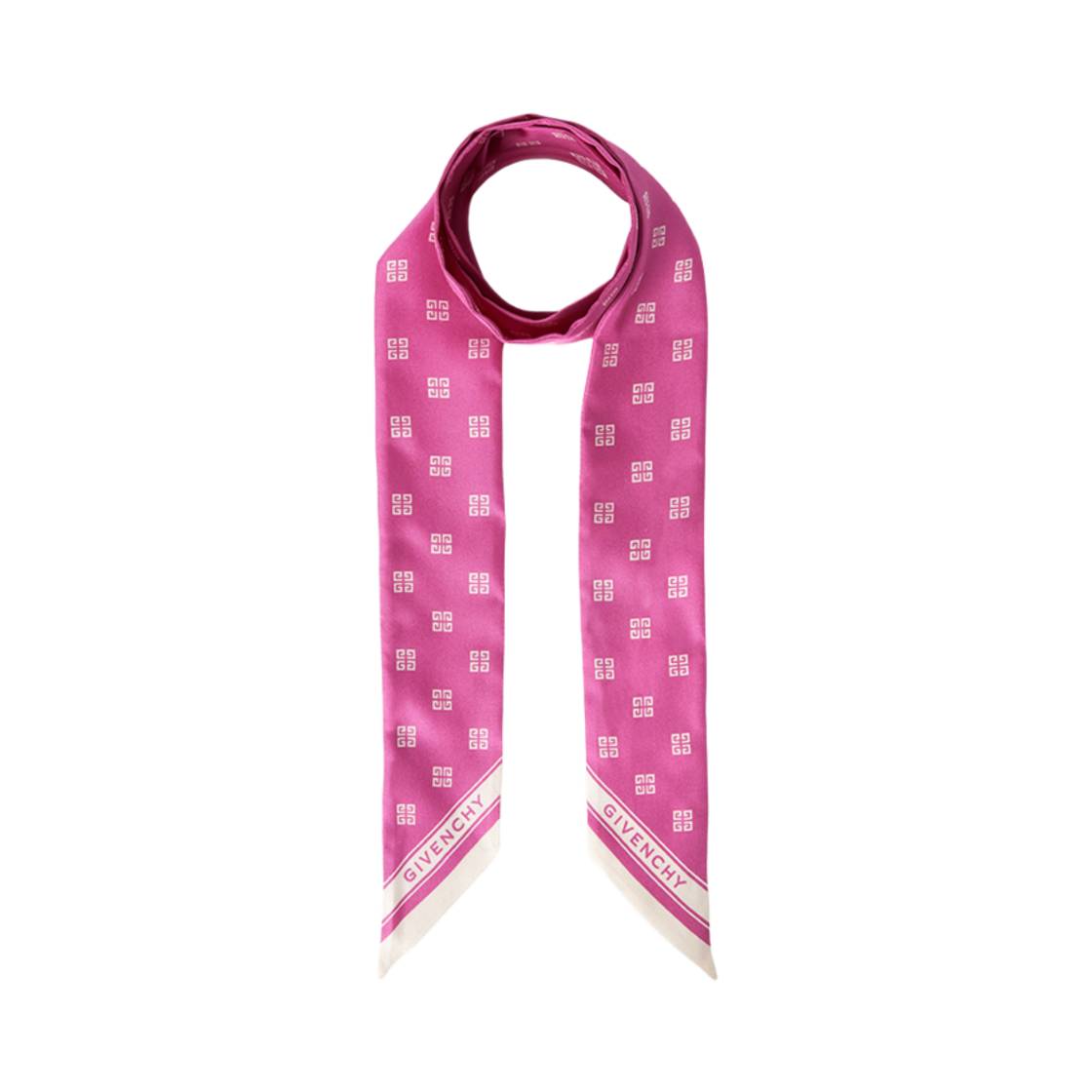 (W) 지방시 4G 실크 스카프 레디쉬 퍼플((W) Givenchy 4G Silk Scarf Reddishpurple)