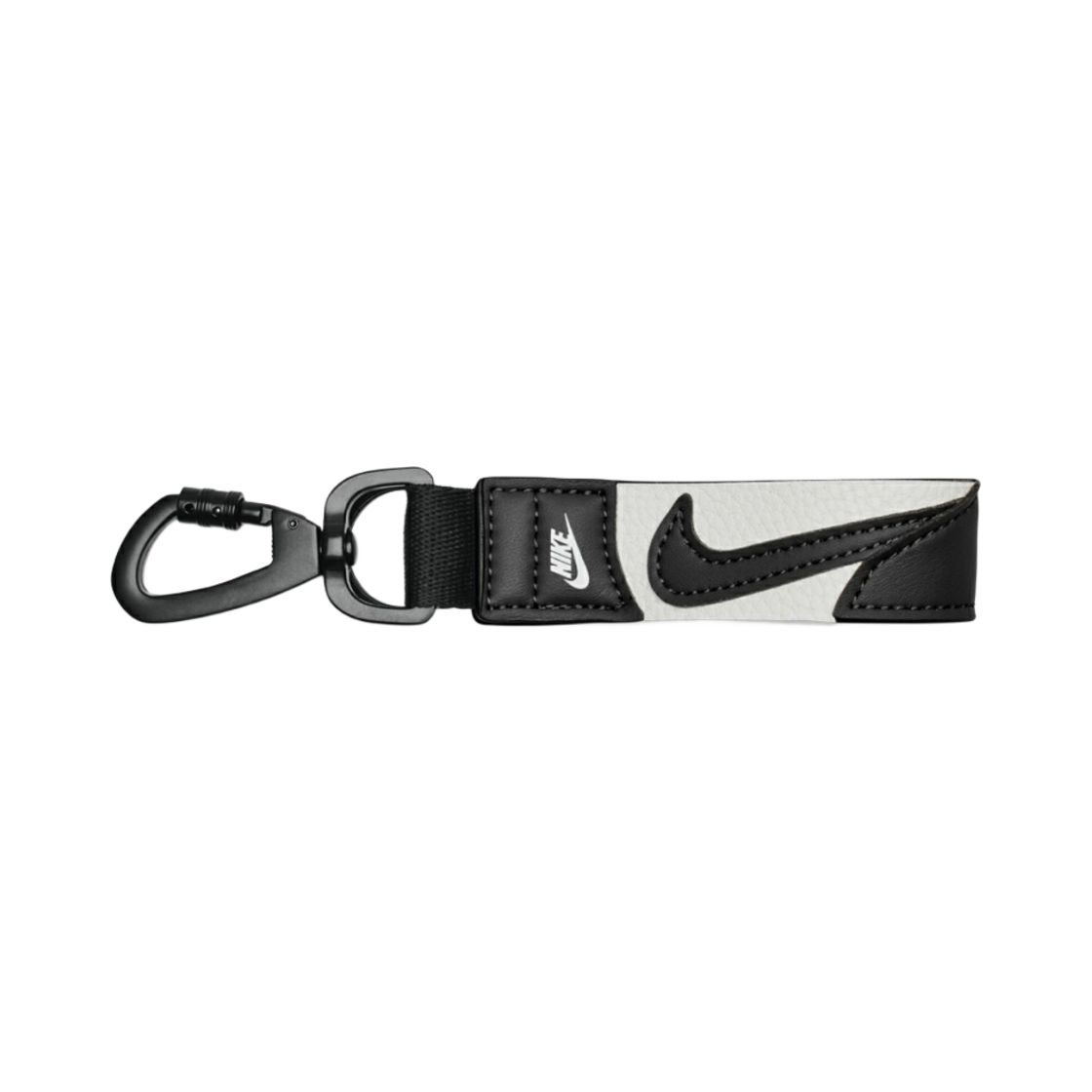 나이키 카라비너 키체인 블랙 화이트(Nike Carabiner Keychain Black White)