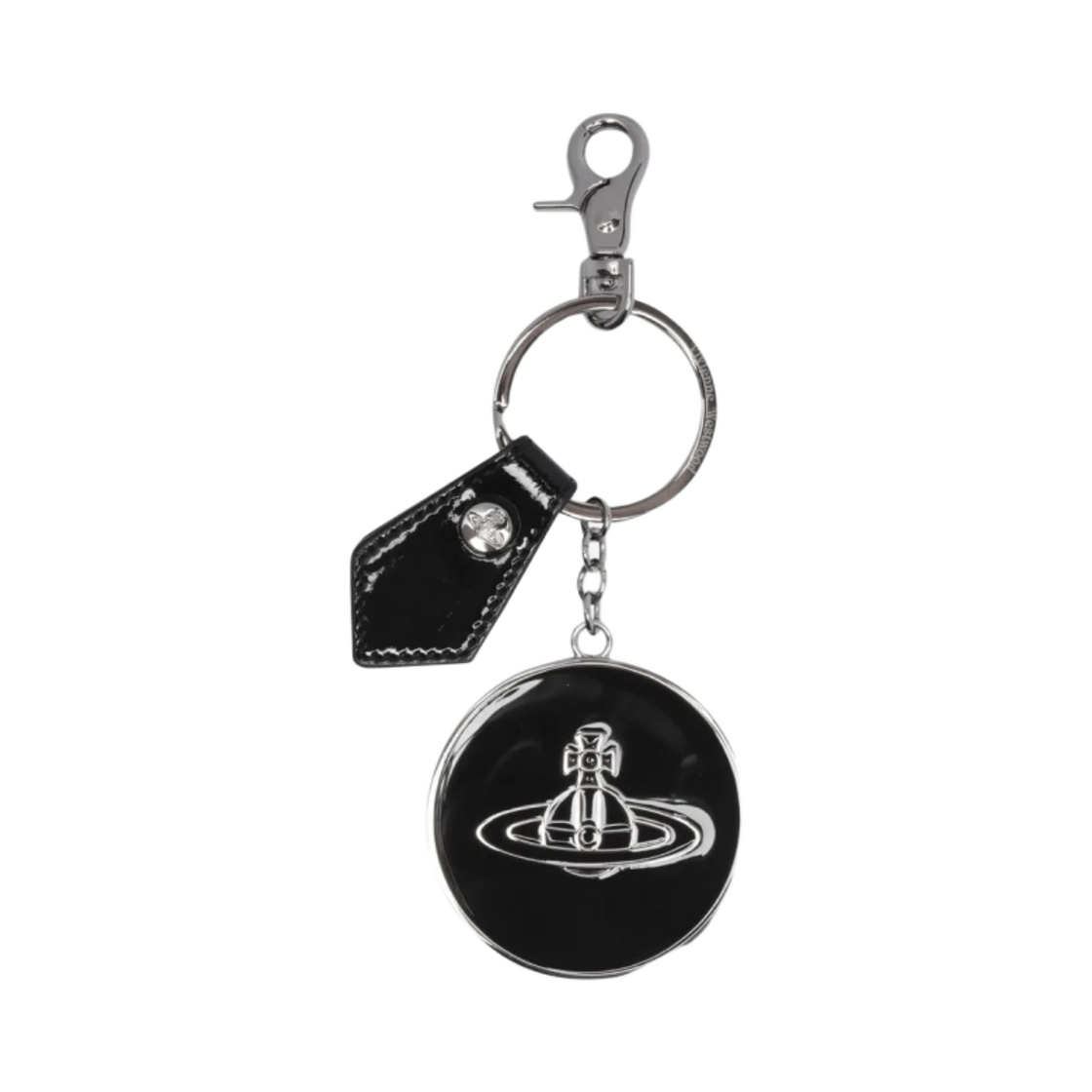 8203011YW-OM000G-N403 Vivienne Westwood Orb Mirror Keyring Black