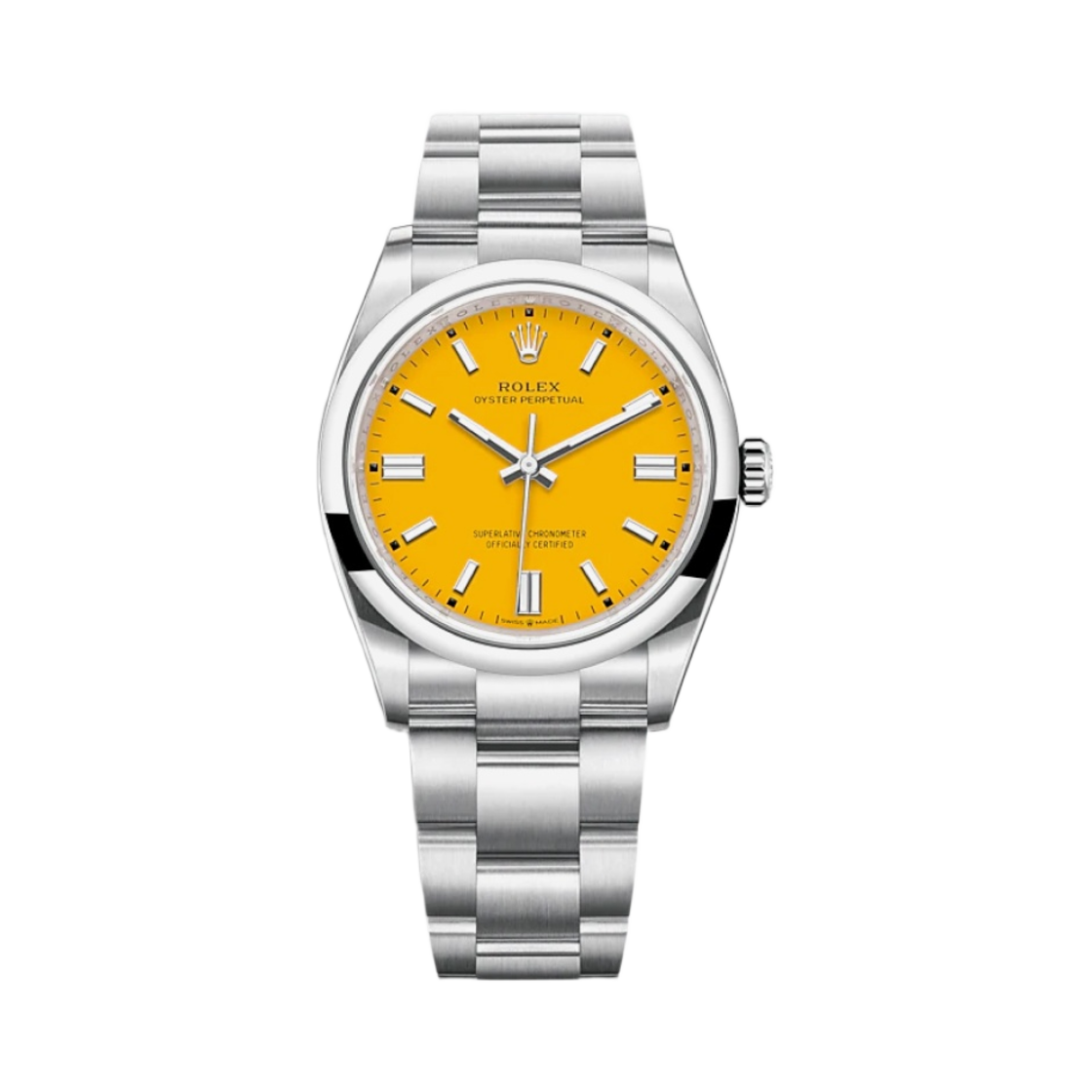 롤렉스 오이스터 퍼페추얼 36mm 126000 옐로우 오이스터