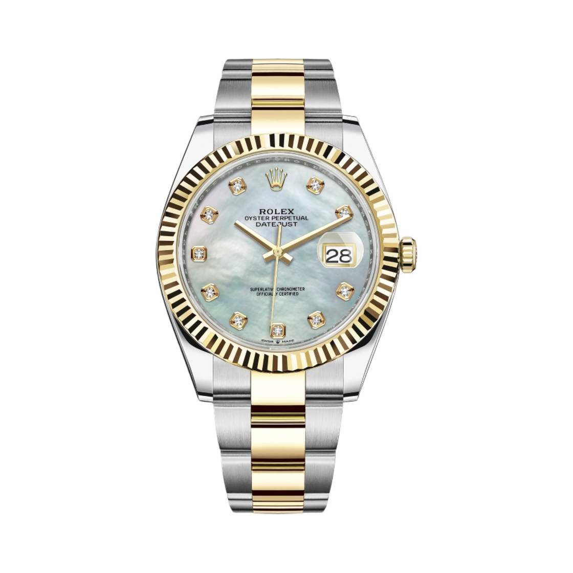 126333 Rolex Datejust 41mm 126333 MoP Diamond-Set Oyster - 대표 이미지 #1