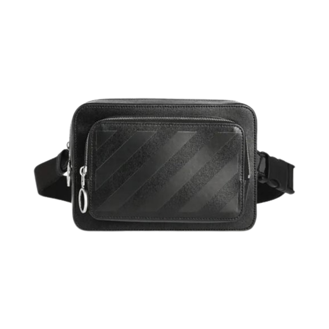 오프화이트 다이아그 레더 버클 벨트 힙색 블랙(Off-White Diag Leather Buckle Belt Hipsack Black)