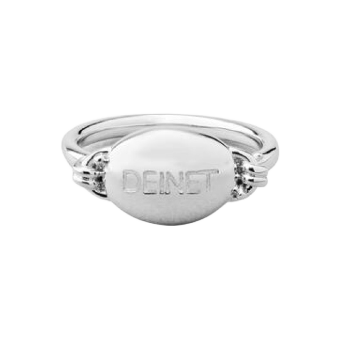 (W) 다이닛 노트 로고 링 실버((W) Deinet Knot Logo Ring in Silver)