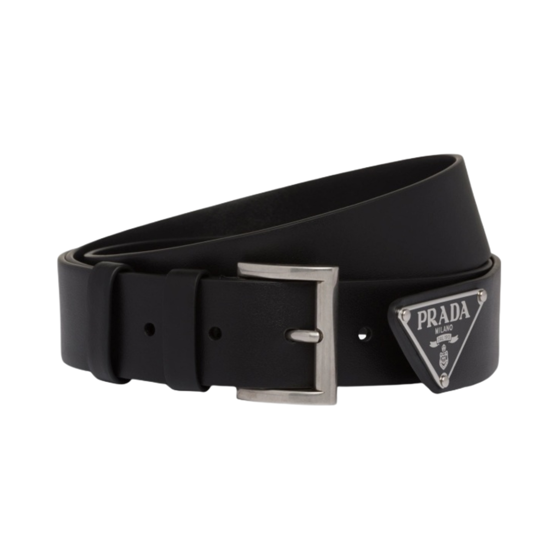 프라다 스무스 레더 벨트 블랙(Prada Smooth Leather Belt Black)