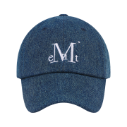 MUCENT Signature Ball Cap Stone Washing Denim