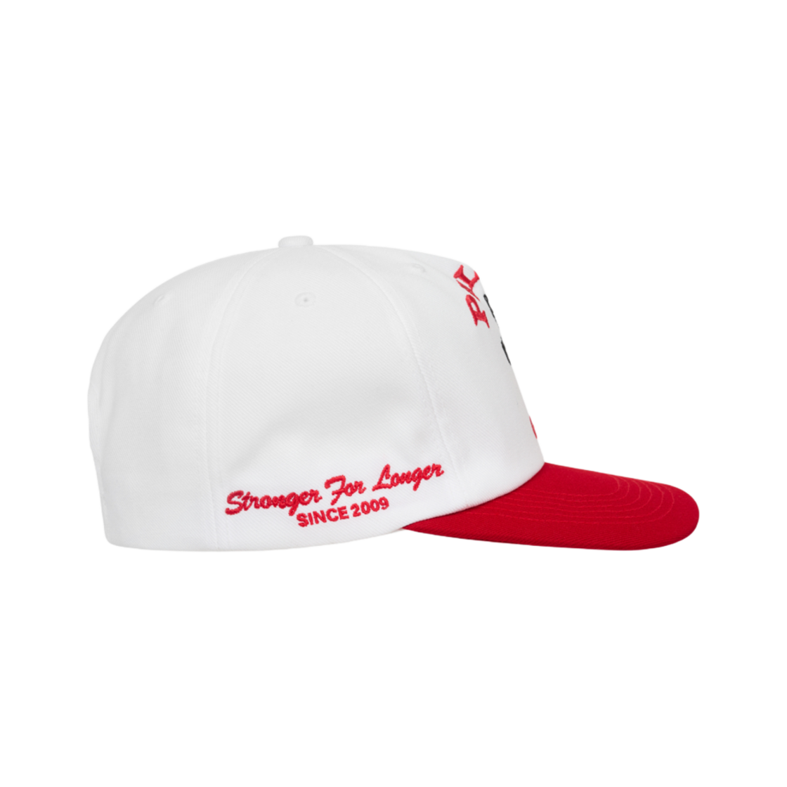 팔라스 스트롱거 포 롱거 스냅백 화이트 레드 - 25SS(Palace Stronger For Longer Snapback White Red - 25SS) - 2