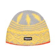 Supreme Diamond Beanie Grey - 24FW