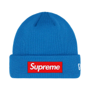 Supreme New Era Box Logo Beanie Blue - 22FW