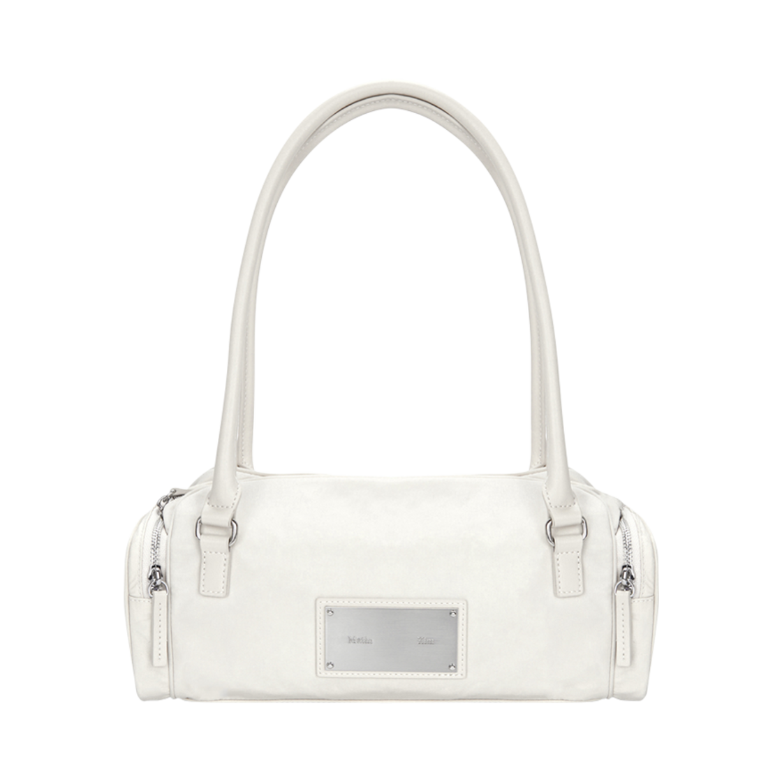마뗑킴 나일론 보스턴 백 아이보리(Matin Kim Nylon Boston Bag Ivory)