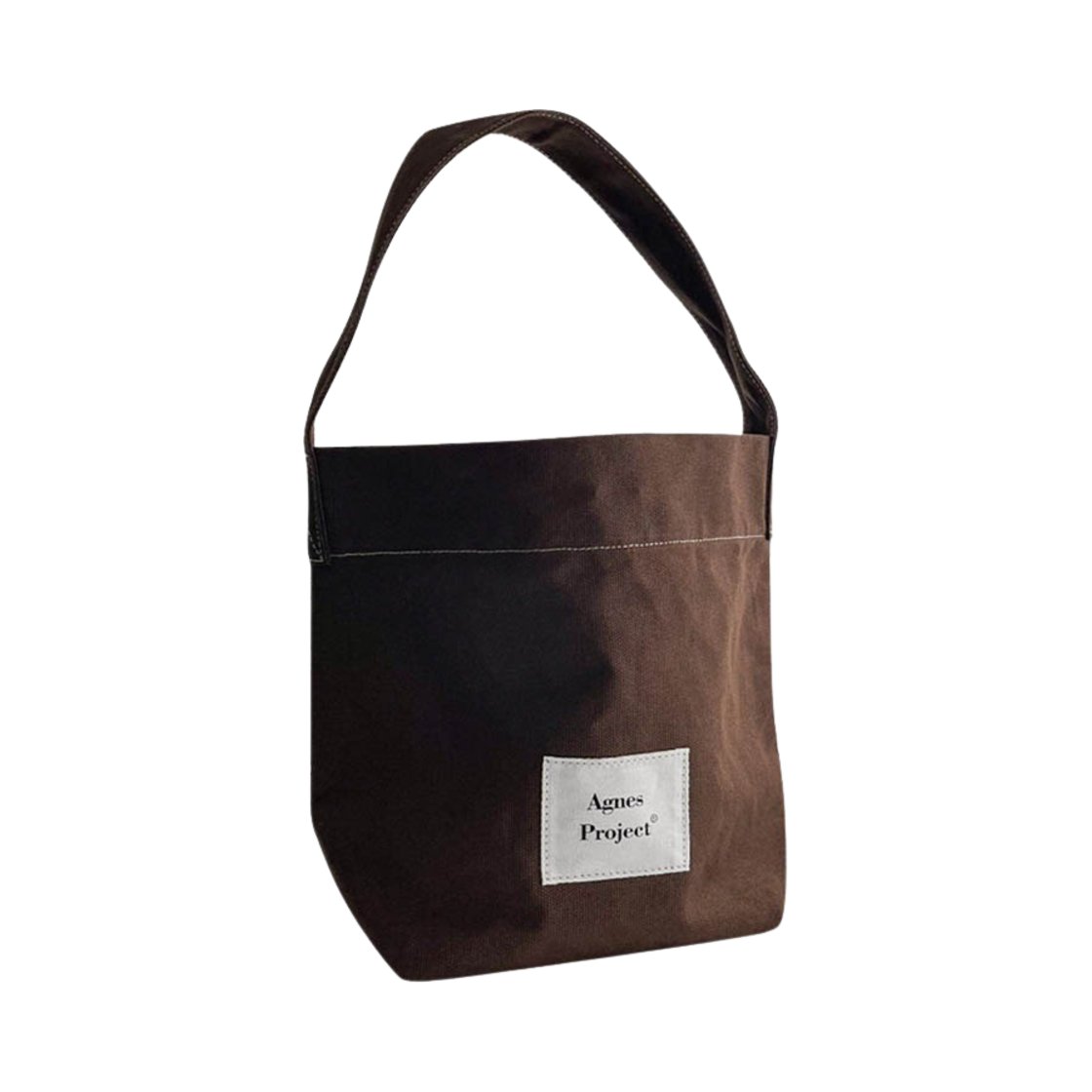AP-P000000X Agnes Project Peanut Tote Bag Brown