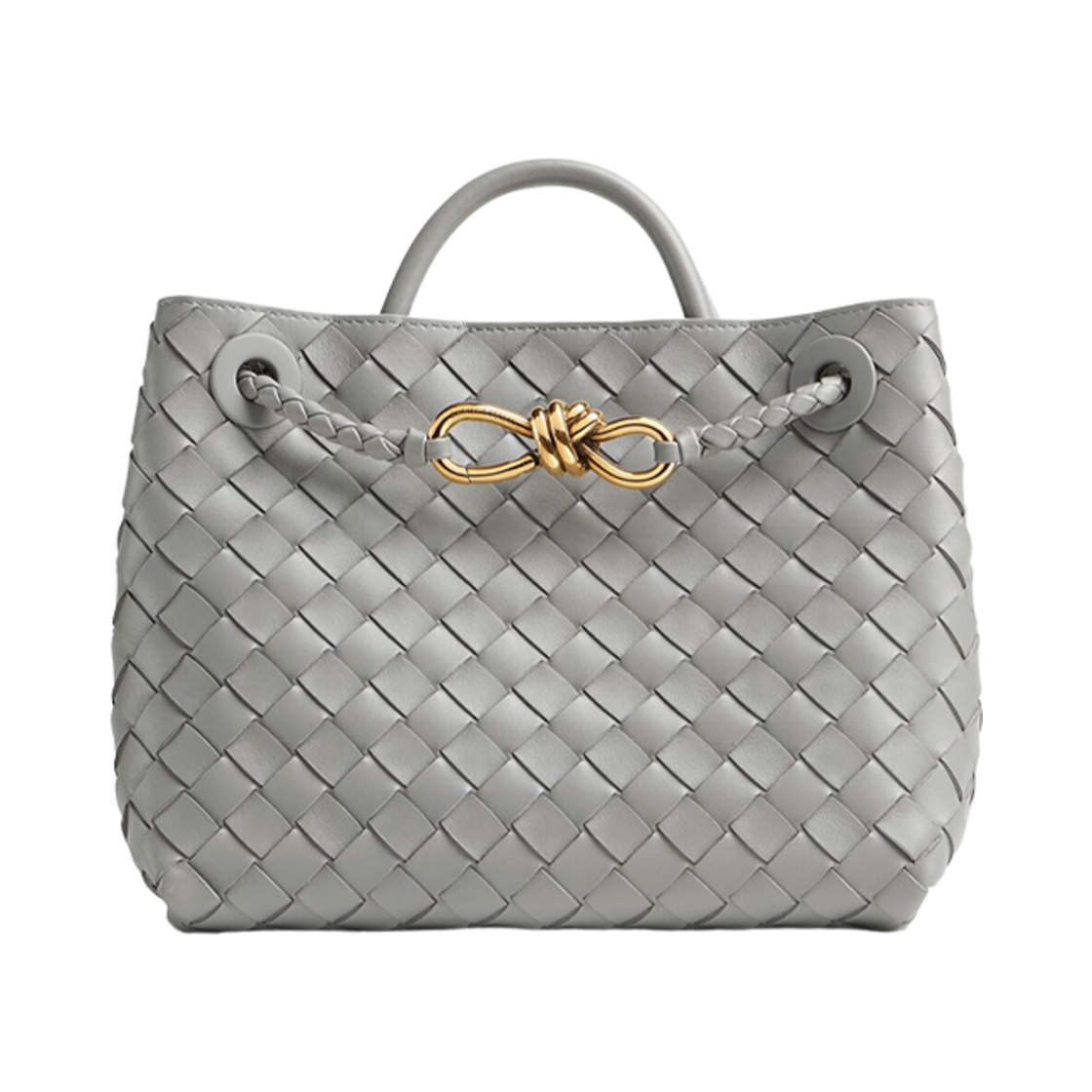 766014VCPP11505 Bottega Veneta Andiamo Small Top Handle Bag Sterling