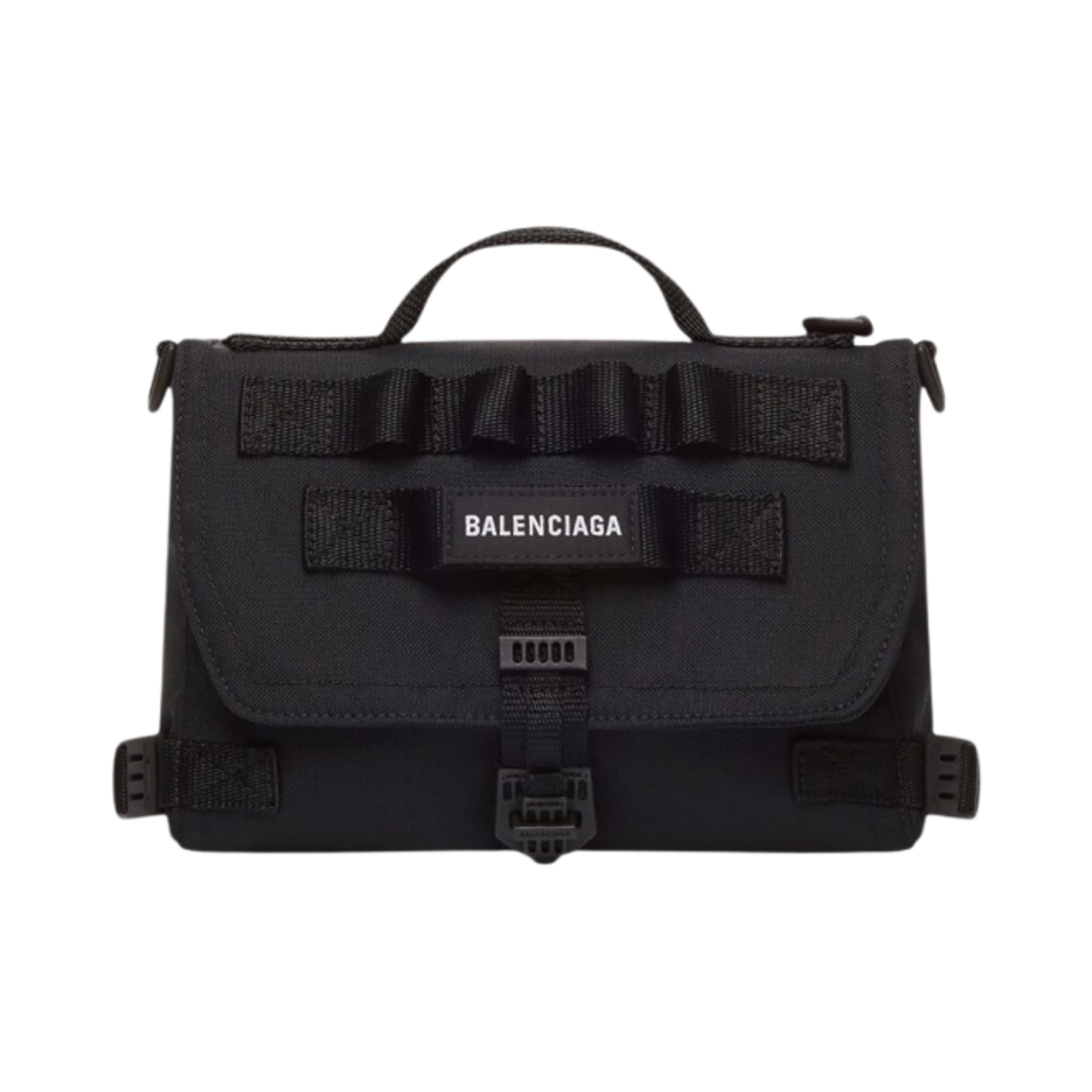 6561062BKPI1000 Balenciaga Army Messenger Bag Black