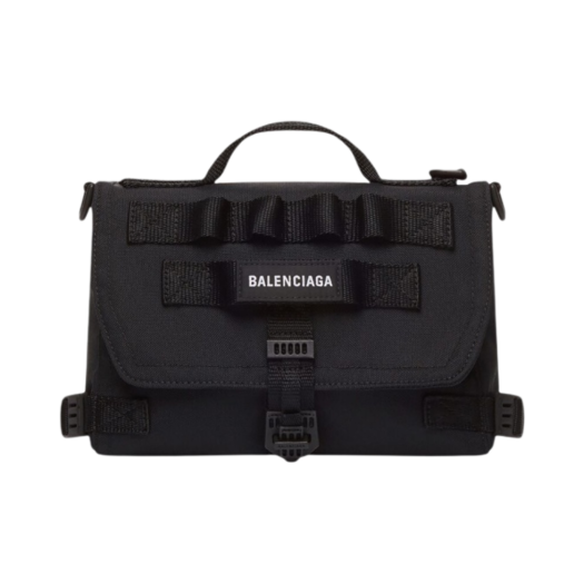Balenciaga Army Messenger Bag Black