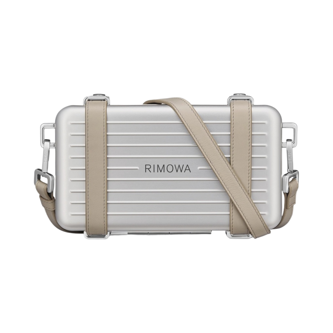 리모와 x 디올 퍼스널 클러치 알루미늄 그레이(Rimowa x Dior Personal Clutch Aluminium Gray) - 2