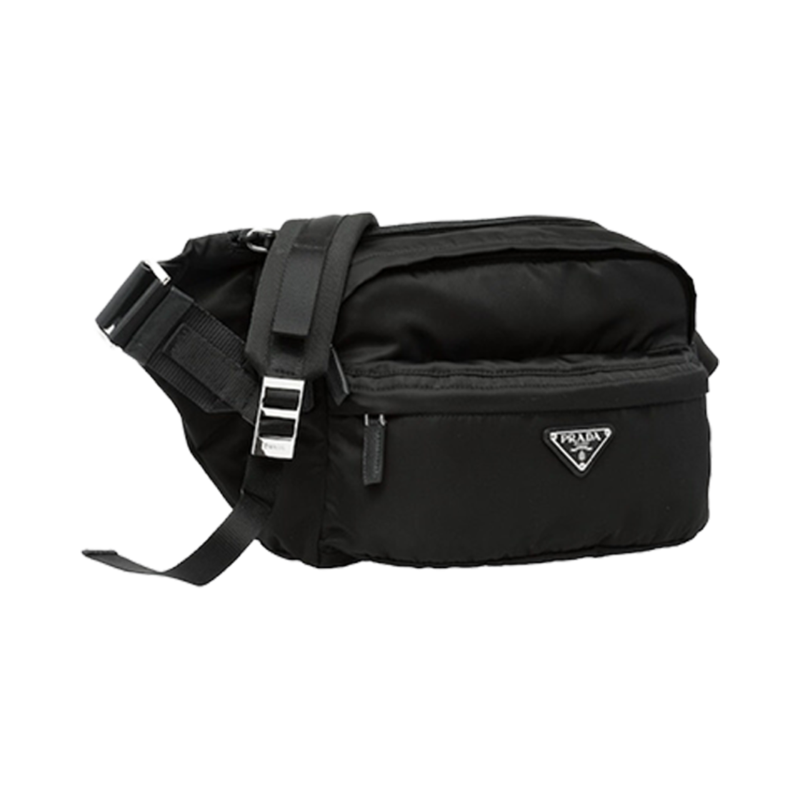 프라다 나일론 사피아노 레더 백 스트랩 블랙(Prada Nylon Saffiano Leather Bag Strap Black) - 2